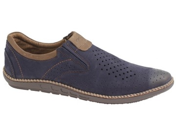 VERTIGO BUTY AŻUROWE SKÓRZANE POLSKIE 937L GR 42