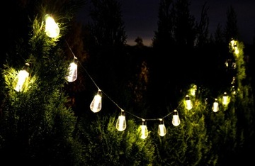 Солнечная гирлянда HELIX 20 светодиодных ретро-декоративных лампочек