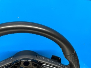 AUDI A4 B9 A5 F5 РУЛЕВОЕ КОЛЕСО КОЖАНЫЕ НАКЛАДКИ S-LINE