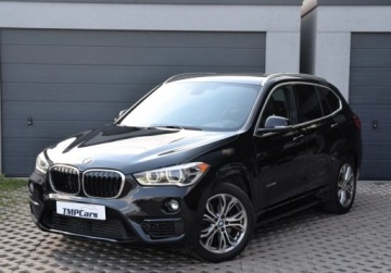 BMW X1 F48 2016 BMW X1 Benzyna Skory Podgrzewane fotele LED Automatyczna skrzynia 2.0