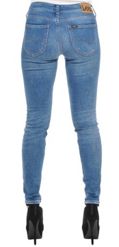 LEE spodnie SKINNY blue jeans SCARLETT _ W25 L31