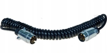 KABEL SPIRALNY 7PIN PRZEDŁUŻENIE KABLA 2m METAL