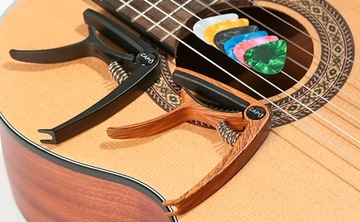 ОРИГИНАЛЬНАЯ МЕТАЛЛИЧЕСКАЯ РУЧКА КАПОДАСТР ДЛЯ Классической Акустической Гитары Укул