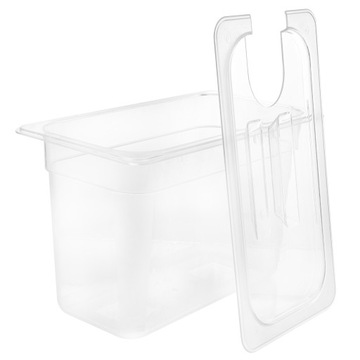 ПРОЗРАЧНЫЙ МЕДЛЕННО СКЛАДЫВАЮЩИЙСЯ КОНТЕЙНЕР