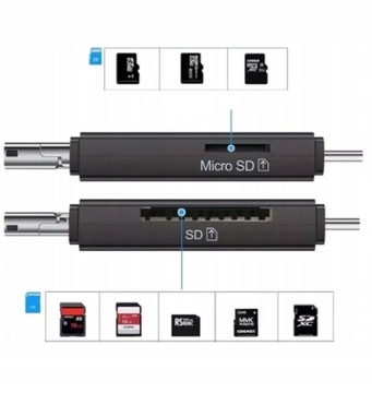 АДАПТЕР-РИДЕР 5в1 USB C USB - Мультимедийное устройство