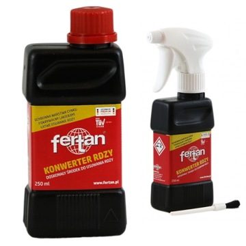 RDZA ANTYKOROZJA Konwerter rdzy FERTAN 250 ml 0,25
