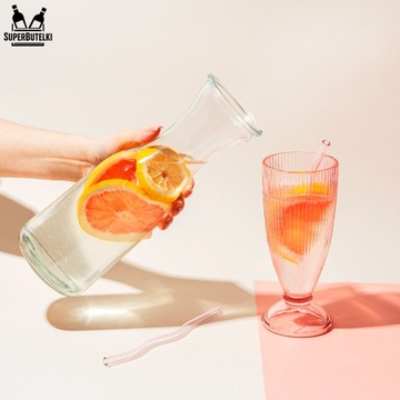 Dzbanek szklana karafka na wodę sok napoje wino 1l 1000 ml butelka