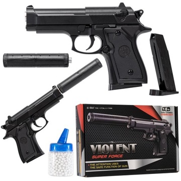 PISTOLET METALOWY NA KULKI BERETTA 1000 KULEK