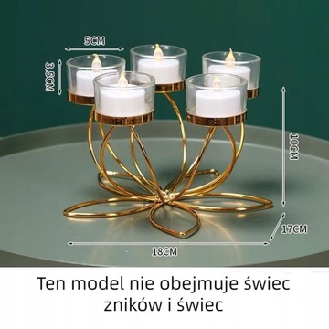 Poszycie świecznika z kutego żelaza