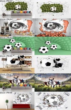 3D футбольные обои на заказ maxwybór