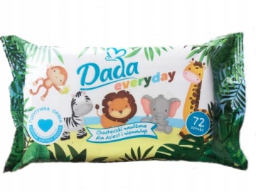 НАБОР ВЛАЖНЫХ САЛФЕТ DADA MEGA ИЗ 3 КОРОБОК 21Х72 ШТ. ВЛАЖНЫЕ НА КАЖДЫЙ ДЕНЬ