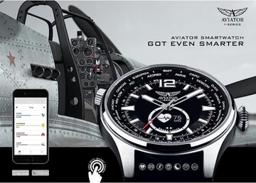 Zegarek Męski Aviator Mark 2 - Smartwatch Stalowy, Klasyczny, wspaniały