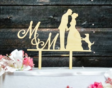 Топпер TŚD-29-Инициалы Свадьба Свадьба