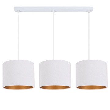 LAMPA WISZĄCA SUFITOWA ŻYRANDOL WELUR GOLD ZAMSZ