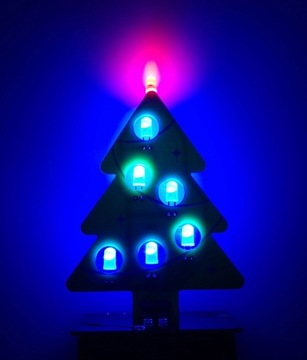 Świąteczna choinka LED Bożonarodzeniowe drzewko, DIY, AVTXMAS4