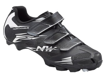 Buty NORTHWAVE SCORPIUS 2, CZARNO BIAŁE 45
