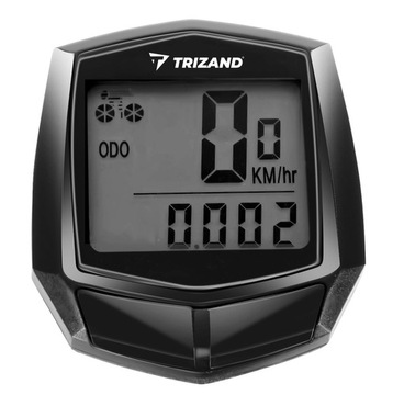 Licznik rowerowy przewodowy TRIZAND - Bicycle Computer - CE