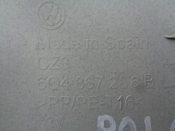 VW POLO IV 5D КРЫШКА СТОЙКИ ПРАВАЯ 6Q4867288B