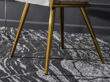 СТИЛЬНОЕ СТУЛ ROSA GREY GOLD GREY ROSA С ВЕЛЮРОВОЙ ПОКРЫТИЕМ