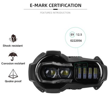 BMW R1200GS / R1200GS Adv Полностью светодиодная лампа головного света