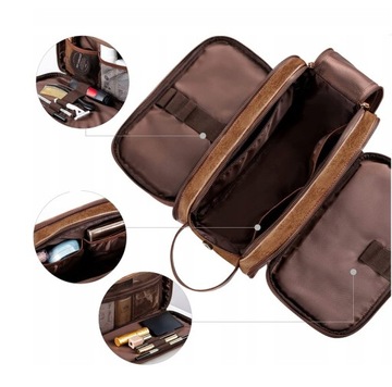 МУЖСКАЯ КОЖАНАЯ ДОРОЖНАЯ СУМКА, ВОДОНЕПРОНИЦАЕМАЯ