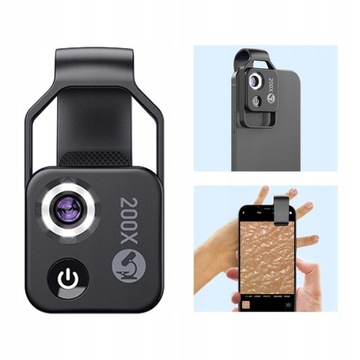 Цифровой микроскоп для телефона Micro Lens 200x [