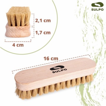 ЩЕТКА для полировки обуви, ДЛИНА 17 СМ.