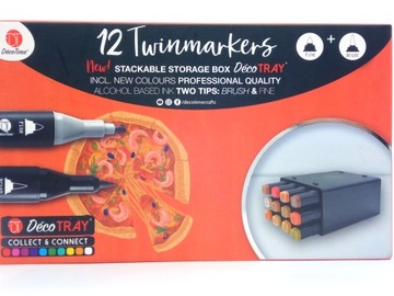 НАБОР TWINMARKERS ДВУХСТОРОННИЙ, 72 ШТ. MIX DECOTIME