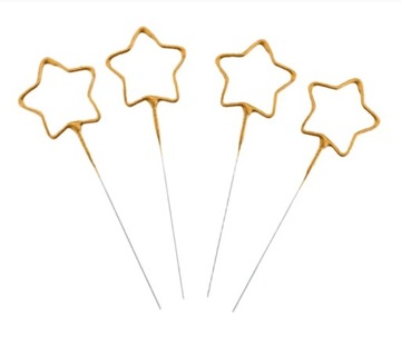 Свеча-звезда бенгальские огни 17 см 1 шт.