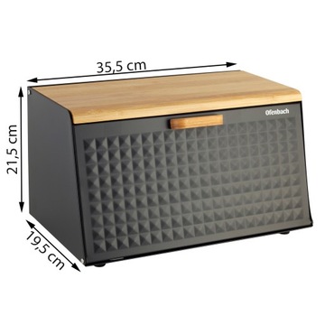 КОНТЕЙНЕР ДЛЯ ХЛЕБА ХЛЕБ С РАЗДЕЛОЧНОЙ ДОСКОЙ OFENBACH