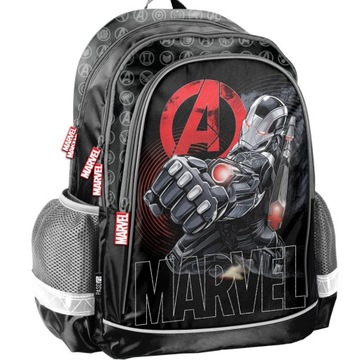 PLECAK SZKOLNY TORNISTER AVENGERS CZARNY MARVEL
