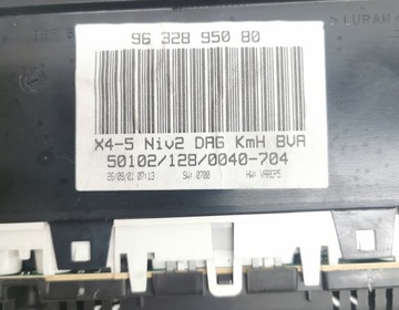 BUDÍKY PŘÍSTROJOVÁ DESKA CITROEN C5 I AUTOMAT BENZÍN 9632895080
