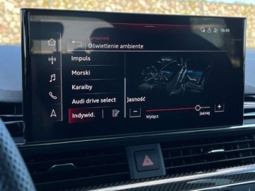 Audi A5 F5 Coupe Facelifting 2.0 40 TDI 204KM 2023 Audi A5 Sportback Hak Matrix Led Ogrzewana kierownica Fakura Vat 2.0, zdjęcie 33