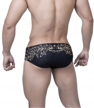 KĄPIELÓWKI MĘSKIE ORNAMENT +WKŁADKA PUSHUP L