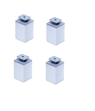 NÓŻKA NOGA STOPKA MEBLOWA ALUMINIUM H-150 60X60