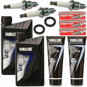 F40A F40B F30A zestaw serwisowy YAMAHA YAMALUBE 10W30 Oleje Świece