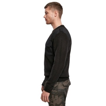 BRANDIT Свитер в стиле милитари Черный M