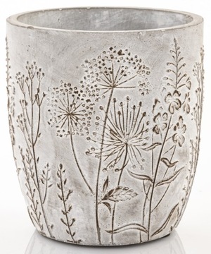 СЕРАЯ КРЫШКА ДЛЯ ЦВЕТОЧНОГО ГАЗОНА, ЦВЕТЫ ОДАНДЕЛОНА, 14 СМ