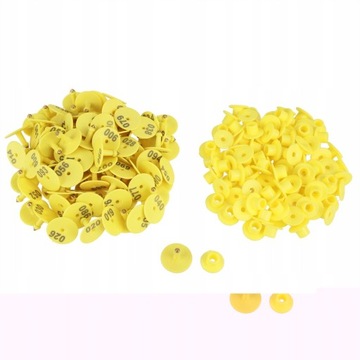 Серьги для овцы, козы, свиньи, крупного рогатого скота 3х2,5см100 шт.