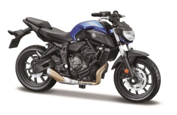 Модель YAMAHA MT-07 2018 на стенде 1:18 Maisto