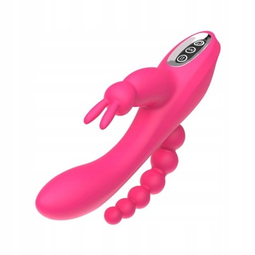 Hla-3 w 1 królik wibrator dla kobiet g-spot Anal Vagin