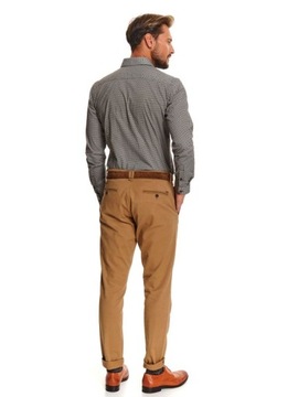 męskie długie spodnie chino TOP SECRET 31 bawełna