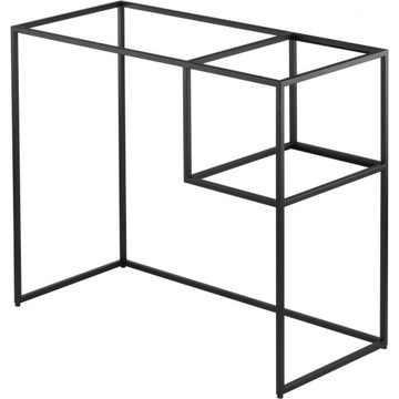 KONSOLA ŁAZIENKOWA 90X40 CM STOJĄCA CZARNA DEANTE