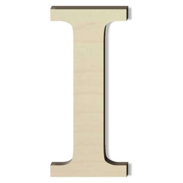 деревянная буква I TIMES надпись размер M 10см