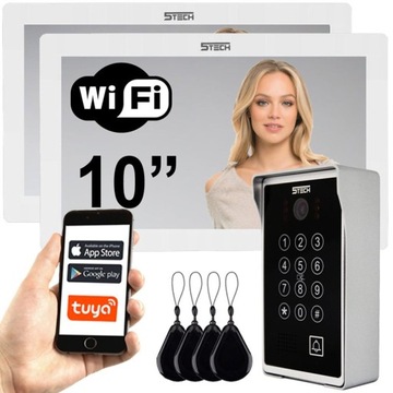 Wideodomofon IP VERUS 5tech 2 x MONITOR LCD10 WiFi