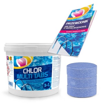CHLOR MULTI TABLETKI DO BASENU CHEMIA BASENOWA 3W1