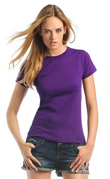 T-SHIRT KOSZULKA damska BAWEŁNIANA KOLORY TG1 M