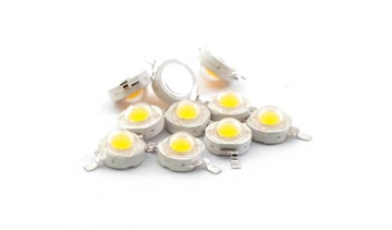 Power LED EPISTAR 1W 3200K - 10 sztuk