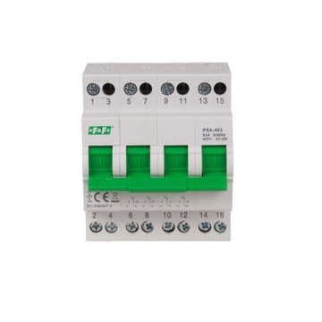 Przełącznik moduł. sieć-agregat F&F 4P 63A PSA-463