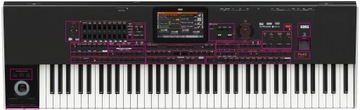 KORG PA4X folie ochronne na instrument FULL SET